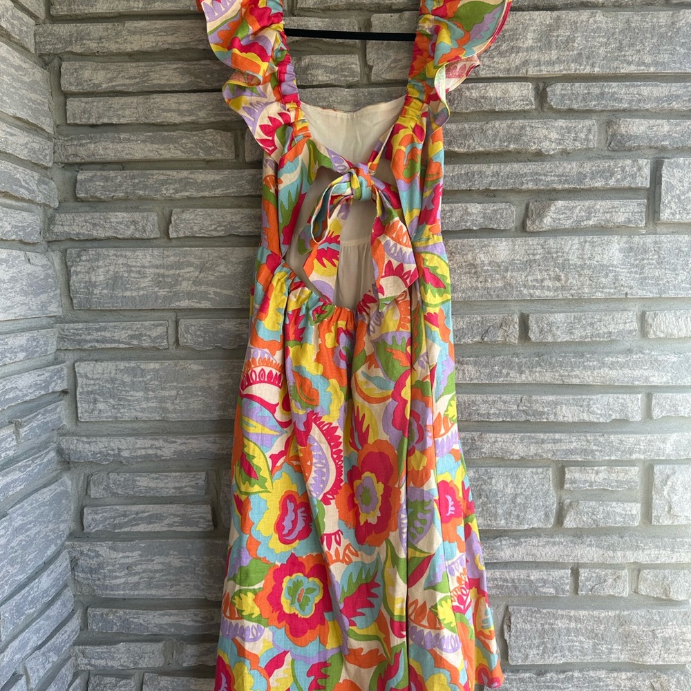 Sezane - “Robe Melville” - “Seventies” print dress - Picture 4 of 6